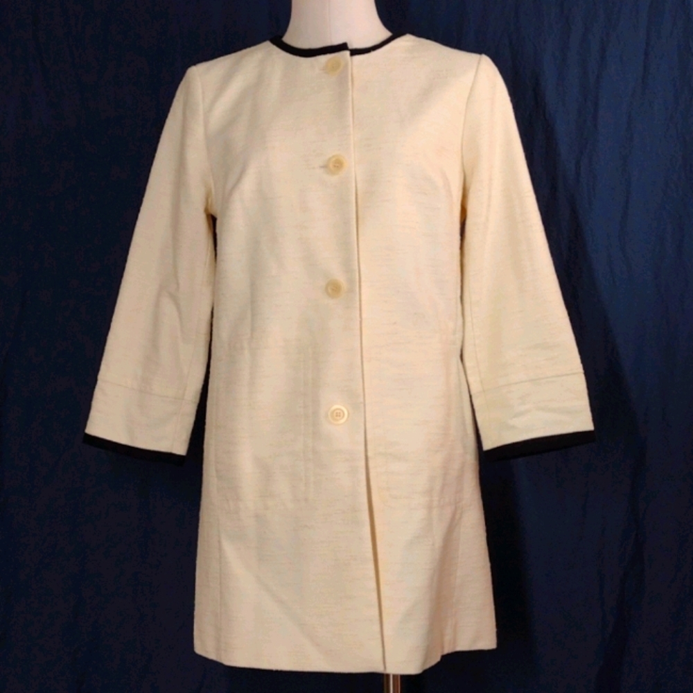 Talbots Textured Long Jacket